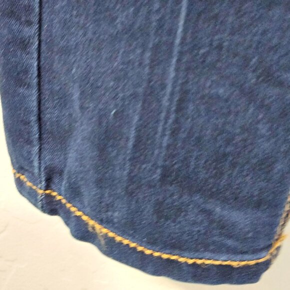 Indigo Rein Dark Wash Skinny Women's Jeans Size 11 Midrise Stretch Cotton Blend - Picture 7 of 13